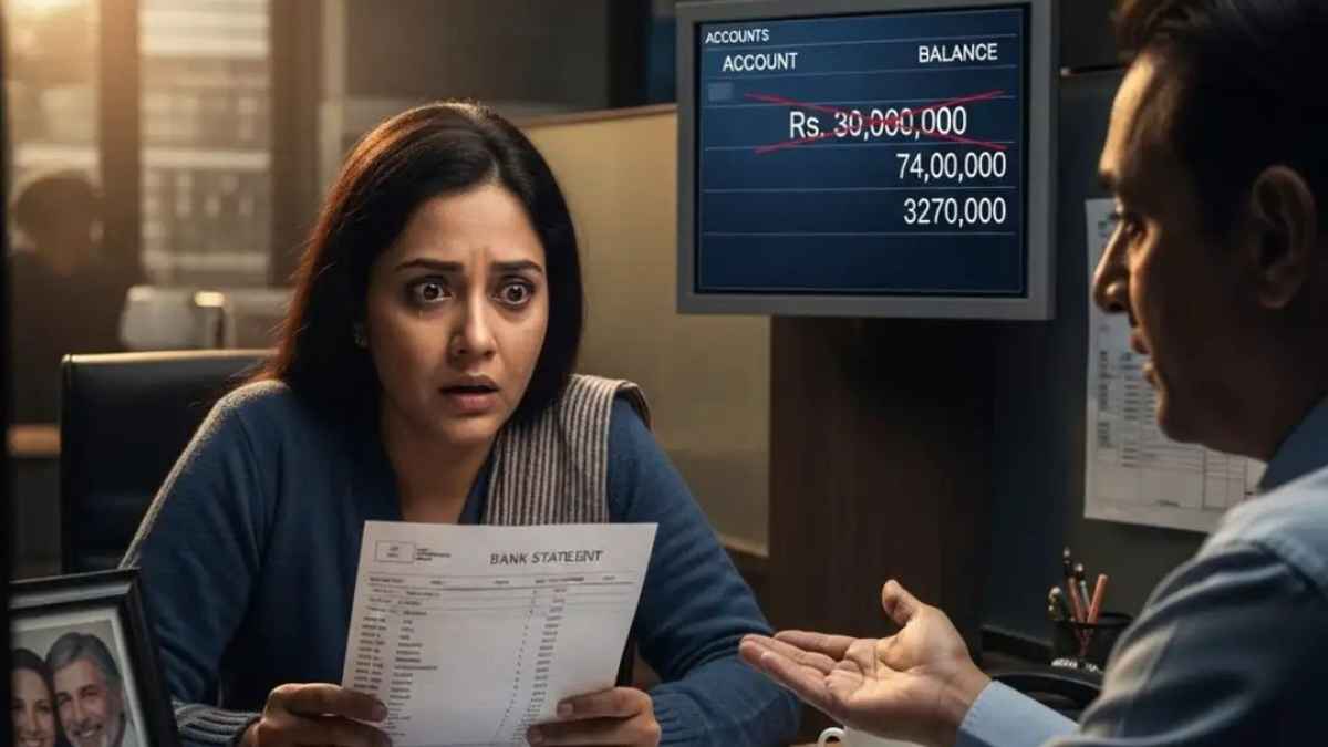 पति की मौत के 5 साल बाद बैंक खाते से उड़े 30 लाख रुपये, सच्चाई जानकर पुलिस भी हैरान 30 lakhs disappeared from the account