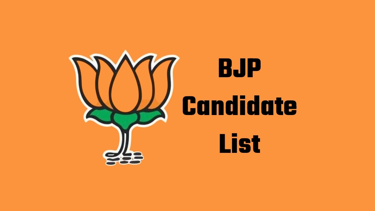 BJP Candidate List