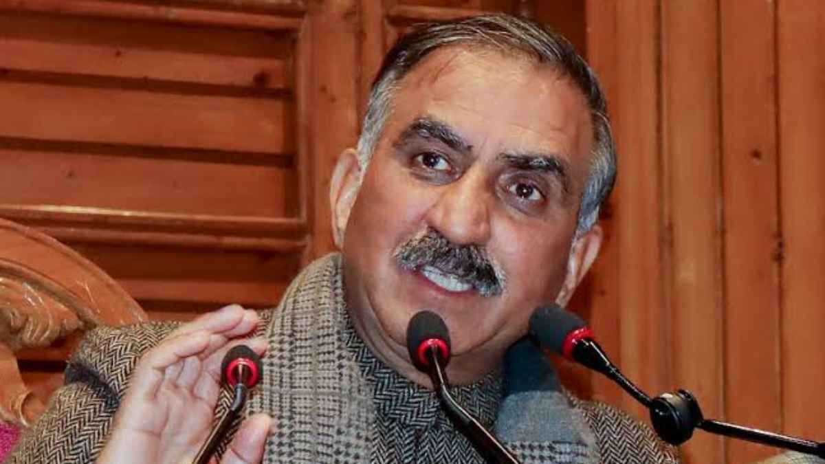 CM Sukhu Himachal