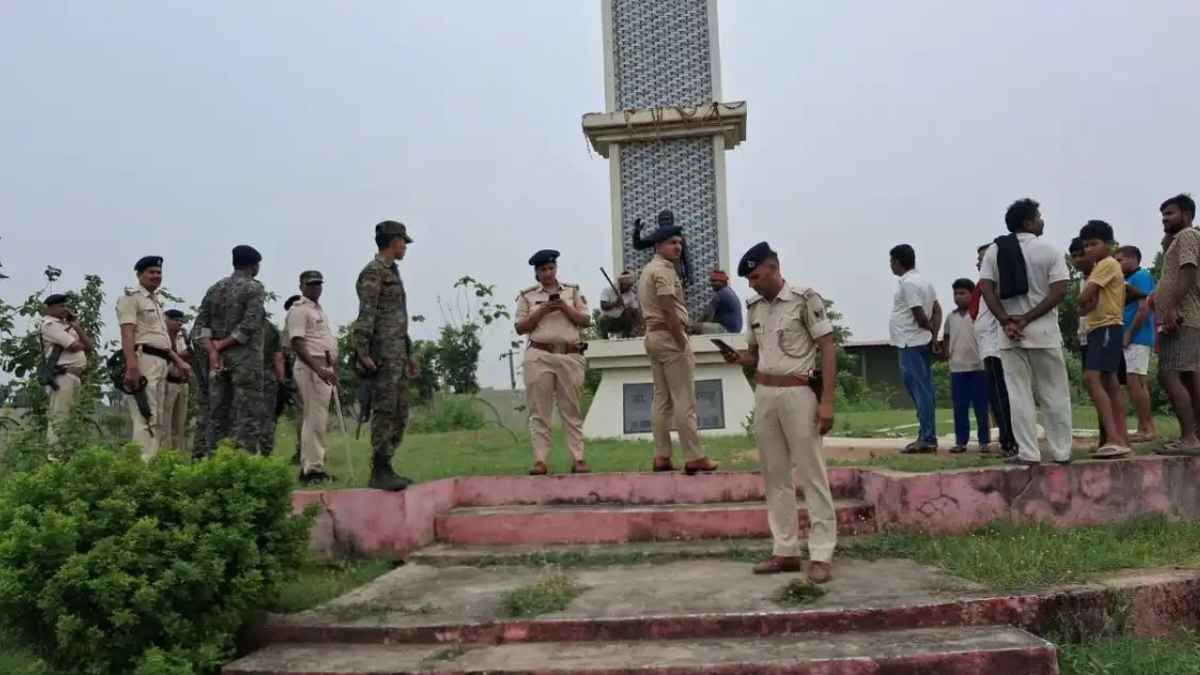 जहानाबाद में पुलिस का भारी एक्शन, रहस्यमयी ‘फोन कॉल’ से बदला खेल, उलटे पांव लौटी फोर्स Presence of a large number of police force and magistrate