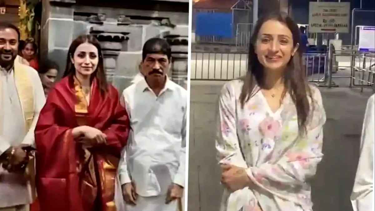 तृषा कृष्णन ने तिरुमाला मंदिर में टेका मत्था: जन्मदिन पर लिया आशीर्वाद, क्या थलपति विजय की जीत के लिए मांगी दुआ? Trisha Krishnan