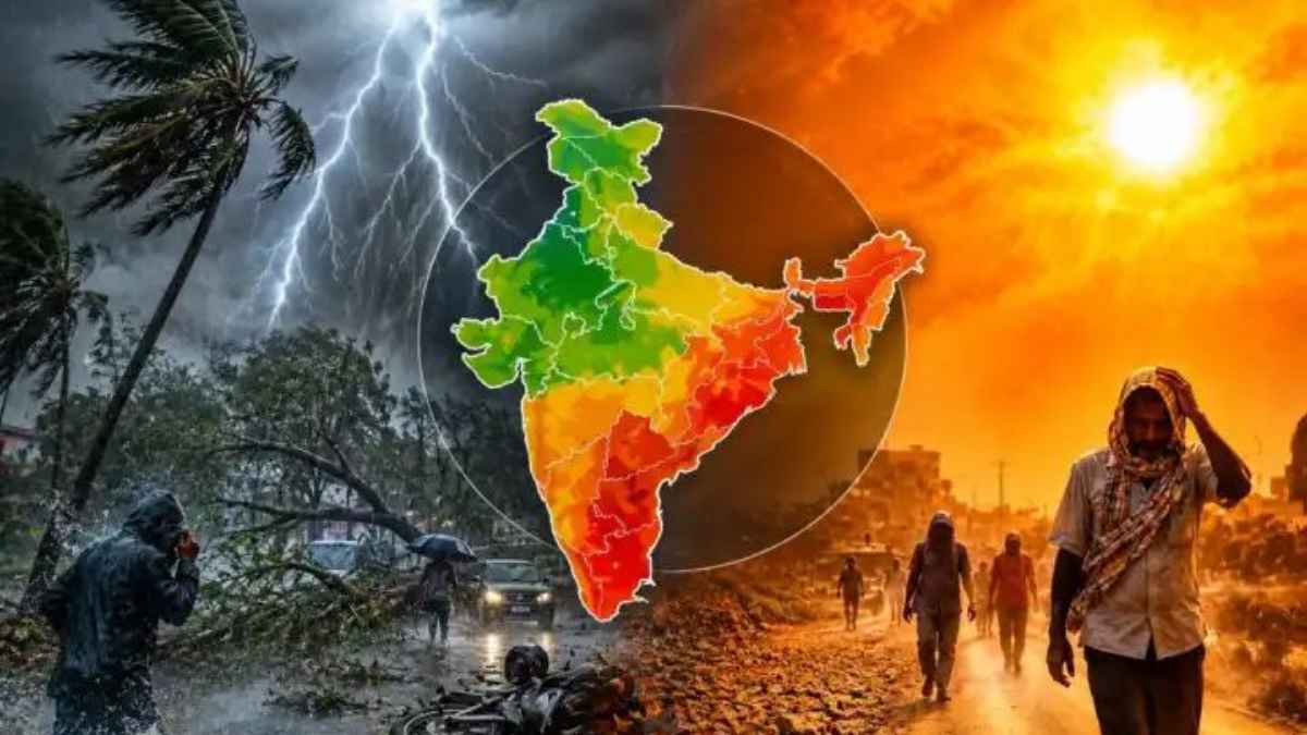भारत में मौसम का ‘डबल गेम’: कहीं आंधी-तूफान का कहर, तो कहीं भीषण लू की मार WeatherUpdate